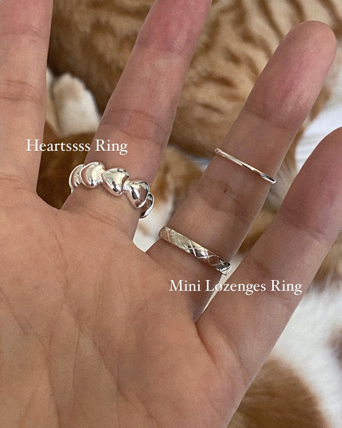 [925silver] Heartssss Ring