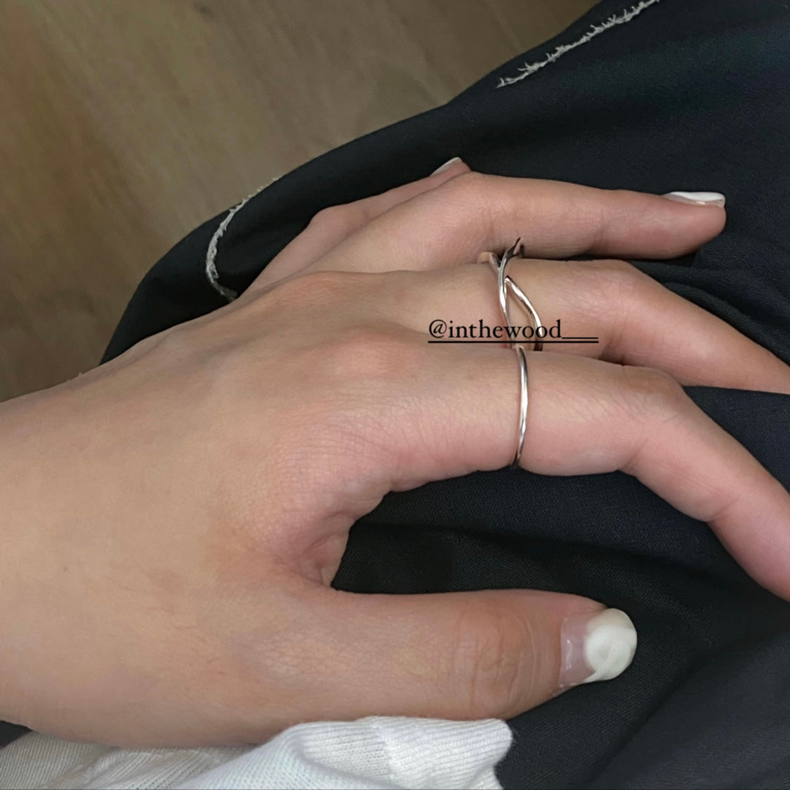 斷碼[925silver] Vintage Ribbon Ring