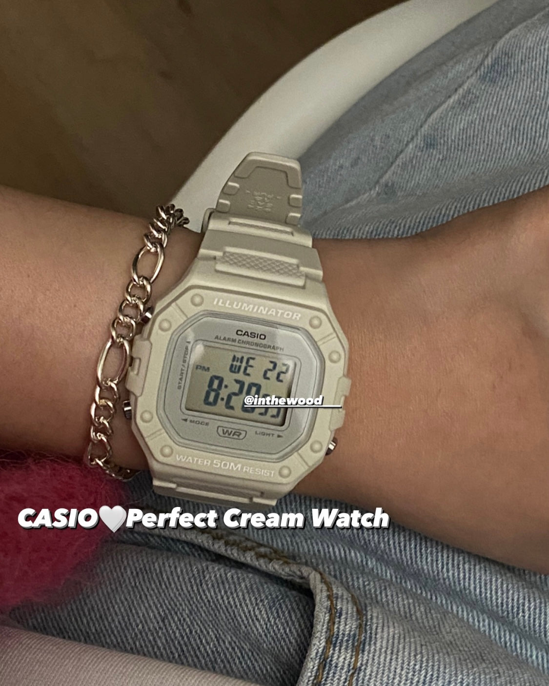 CASIO🤍Perfect Cream Watch