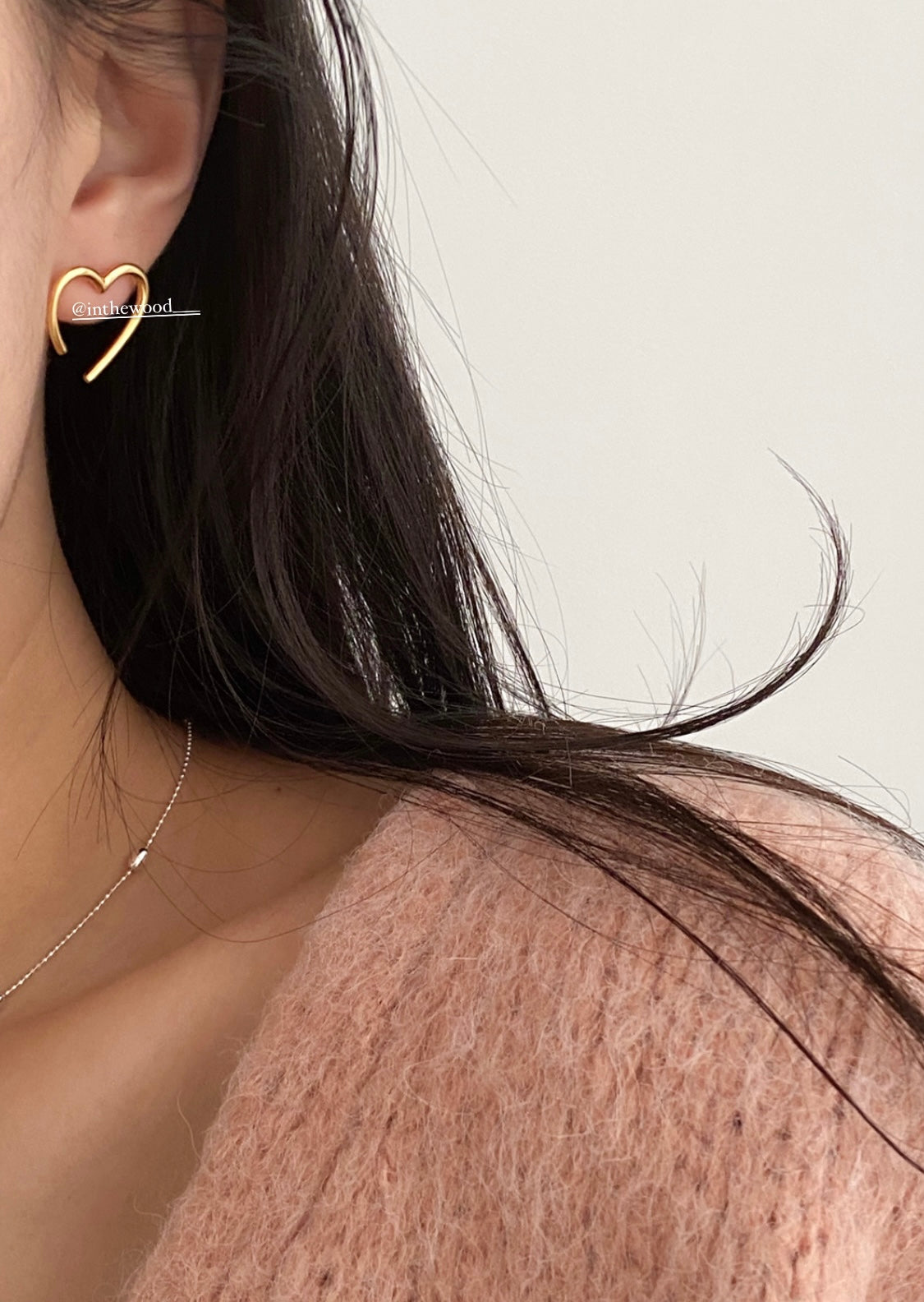 [925silver] Love Line Earrings