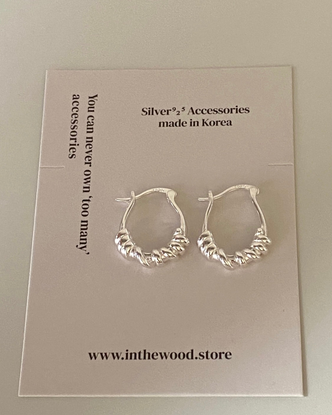 [925silver] Lei Earrings