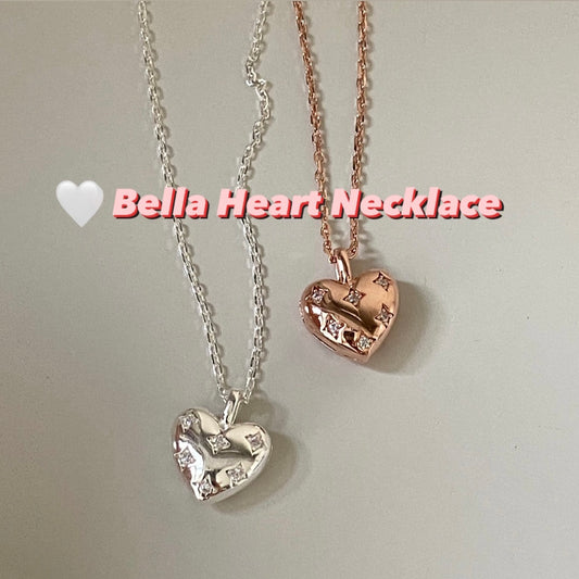 [925silver] Bella Heart Necklace