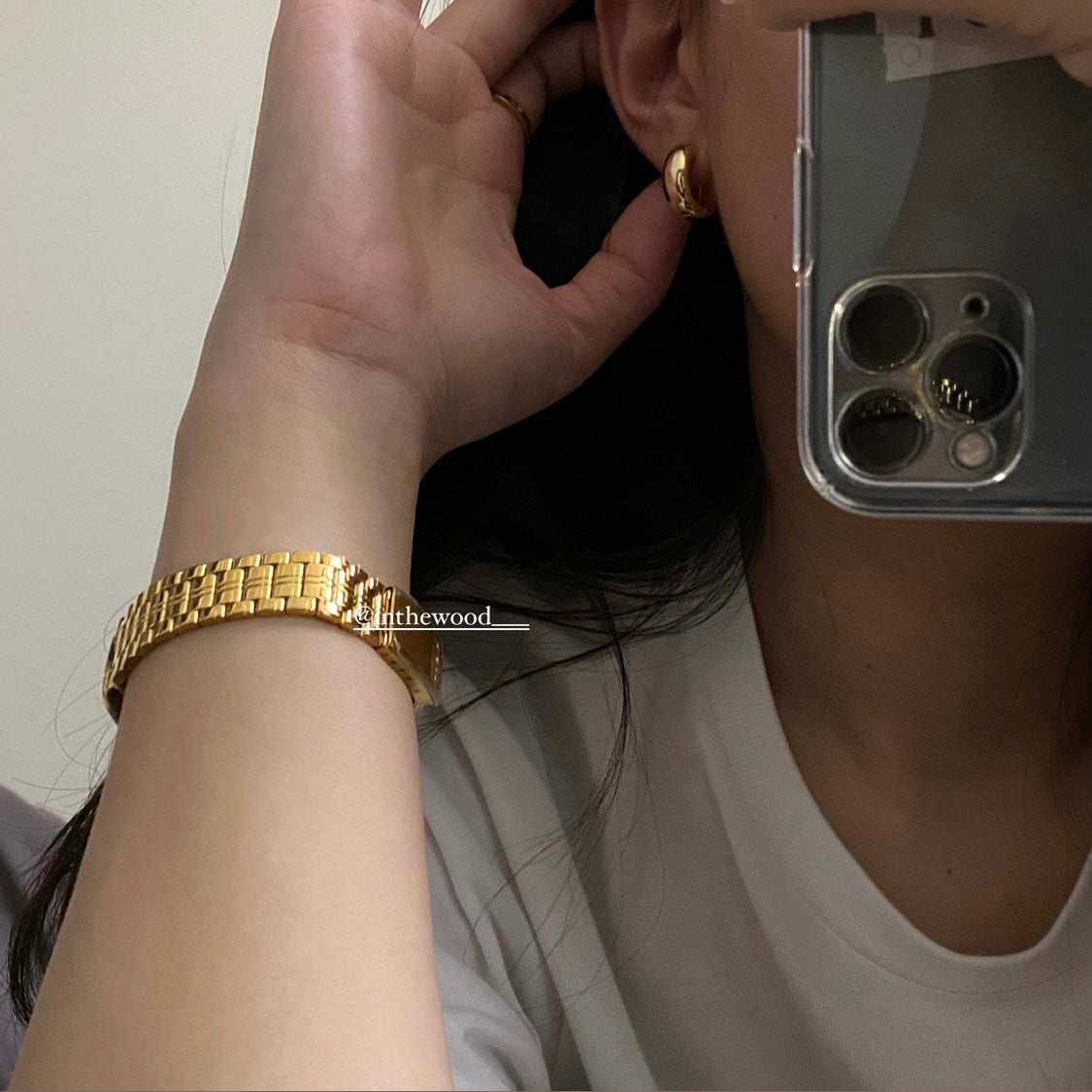 [925silver] Lune Earrings
