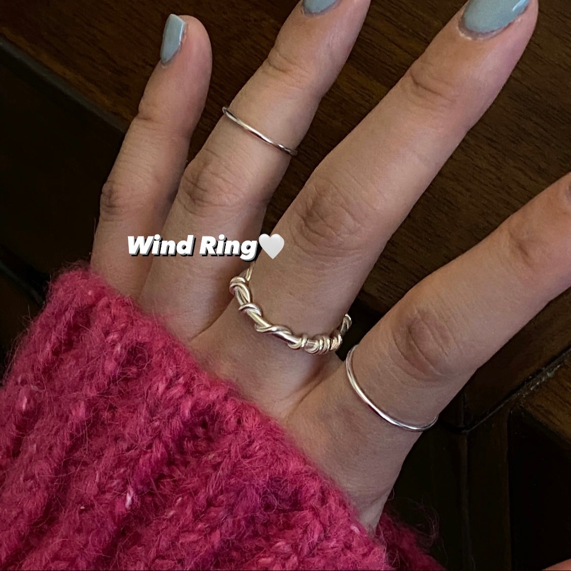 [925silver] Wind Ring